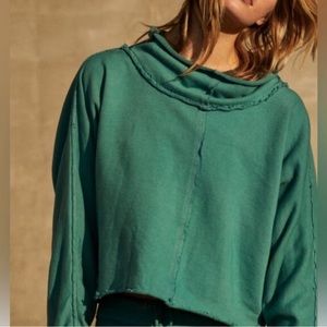 NWOT Free People Movement Cool Factor Sweatshirt size L color: magenta